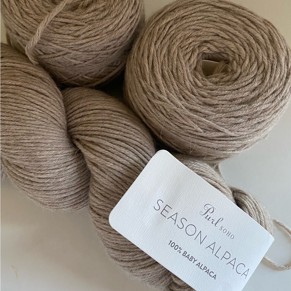 SOLD 🚫 Purl Soho Season Alpaca yarn